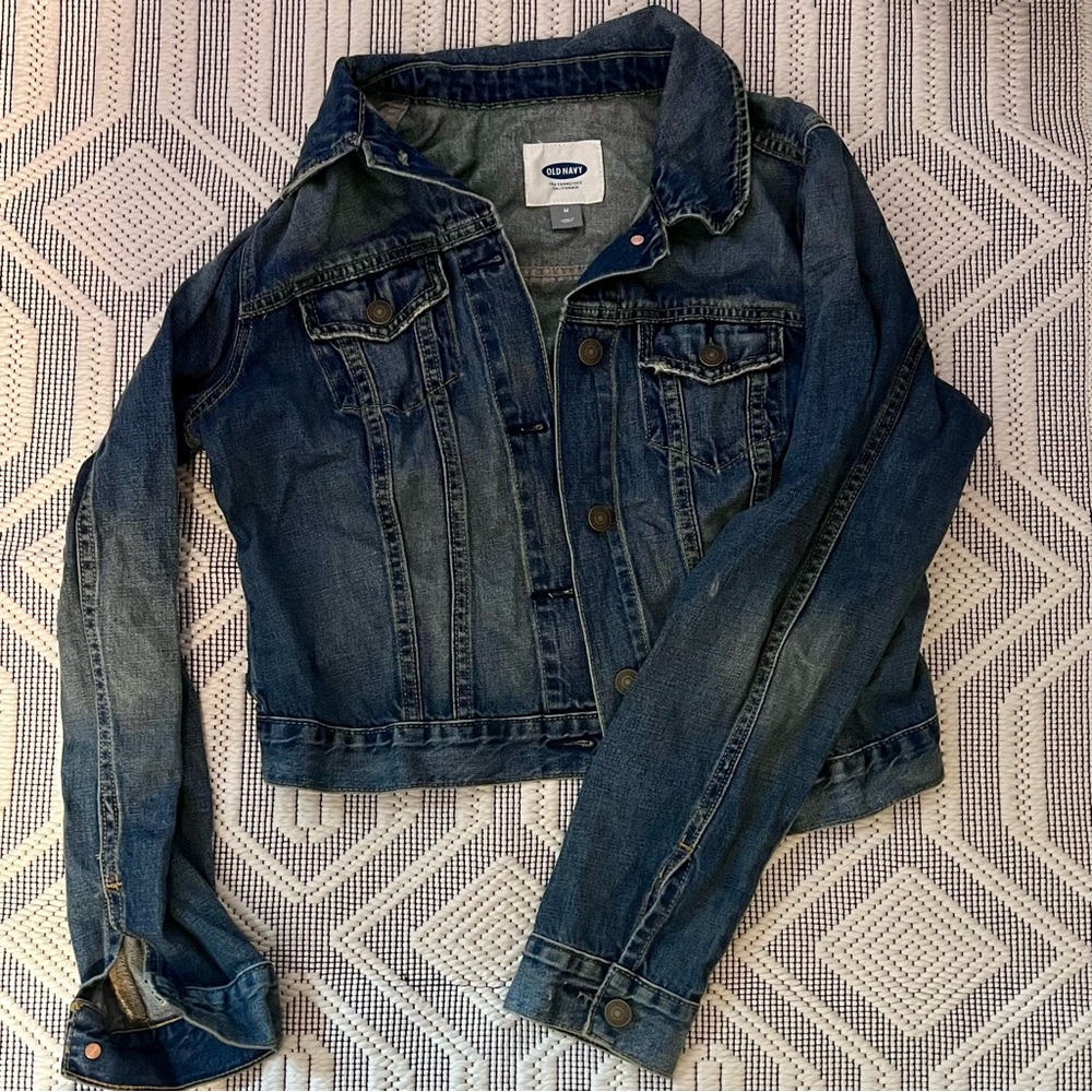 Old Navy Cropped Denim Jacket